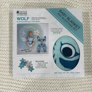 Baby Milestone Blanket and Props, Indigenous Art